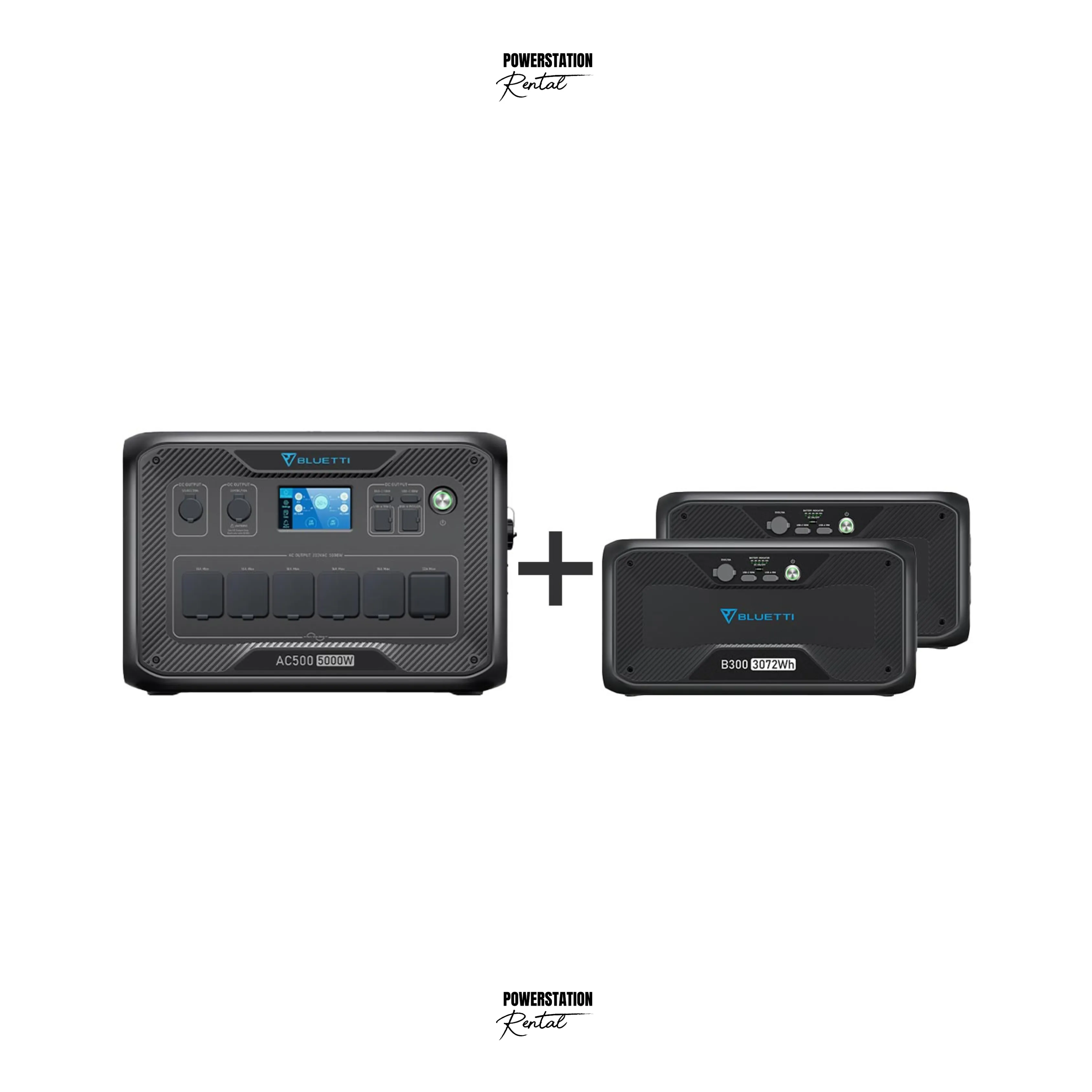 SET-16: Bluetti AC500 + 2 Stück Bluetti B300 Powerstation (6.144 Wh.) "SMART VALUE-MS!"