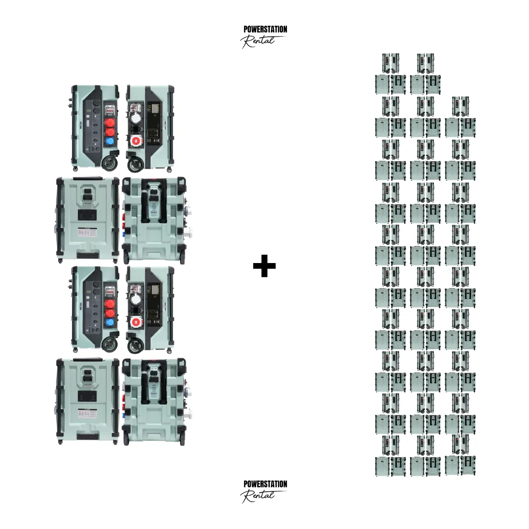 SET-87: 2x PSR ULTRA (24.000 W / 16A & 32A) & 29x PSR ULTRA PRO (356.864 Wh)