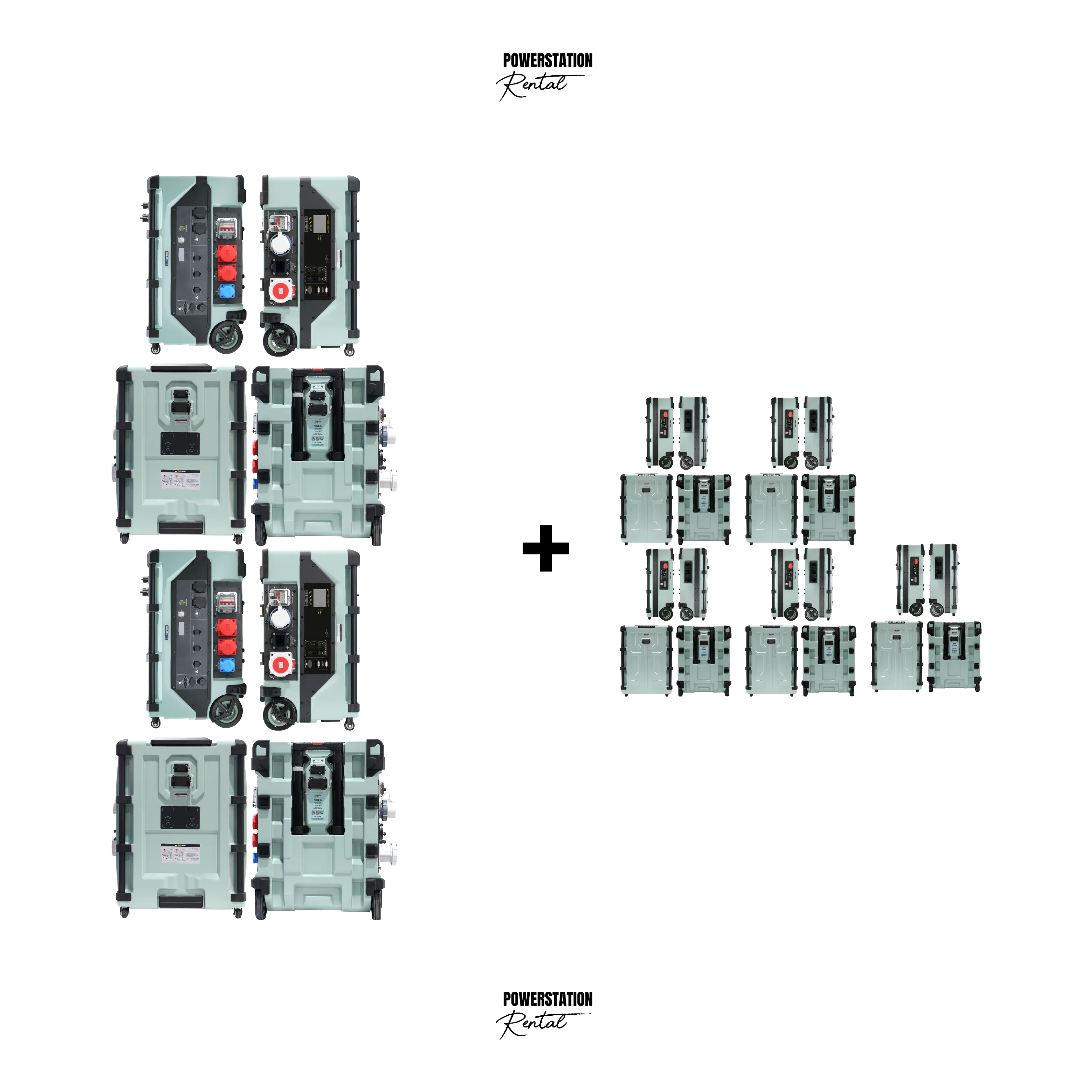 SET-63: 2x PSR ULTRA (24.000 W / 16A & 32A) & 5x PSR ULTRA PRO (74.240 Wh)