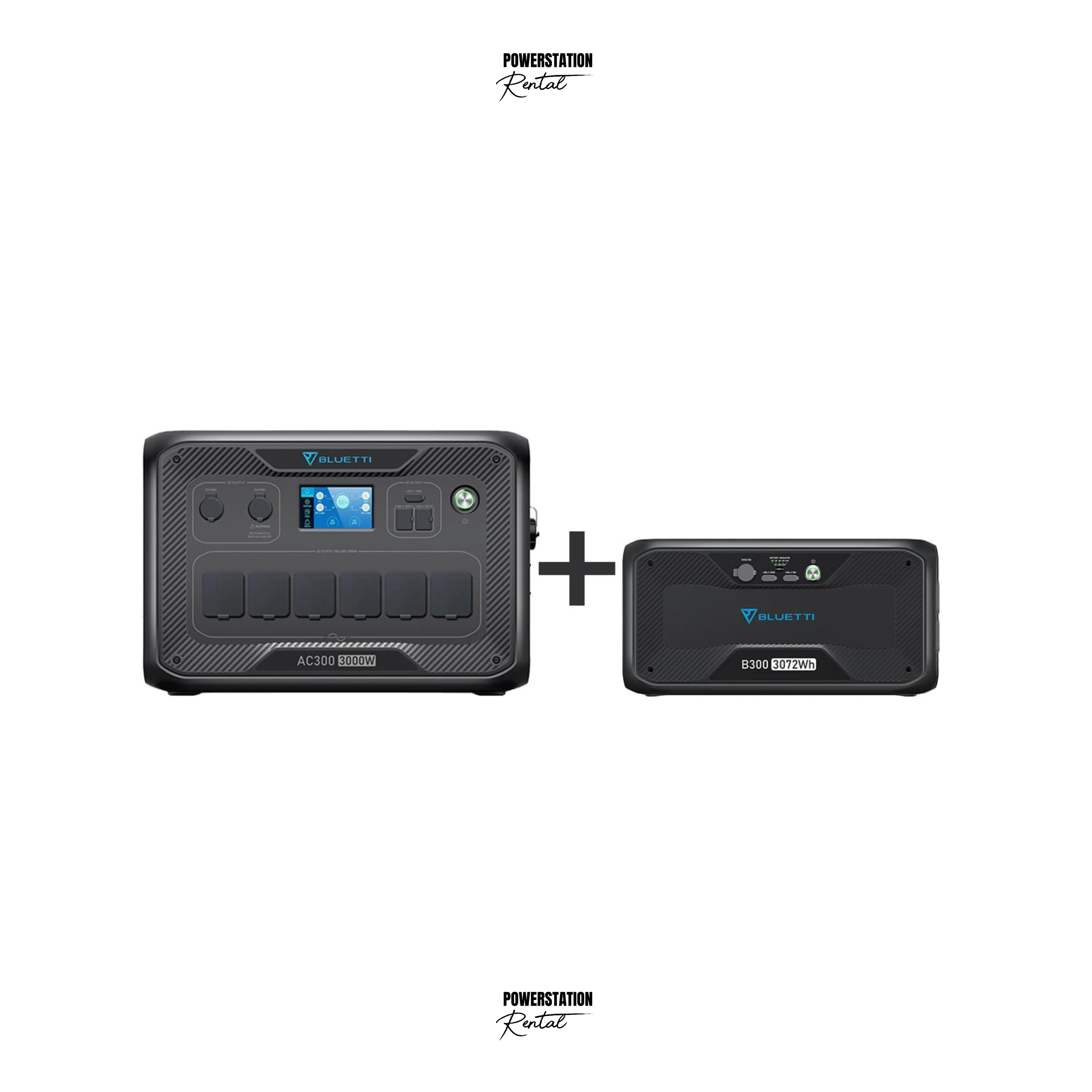 SET-7: Bluetti AC300 + 1 Stück Bluetti B300 Powerstation (3.072 Wh.)