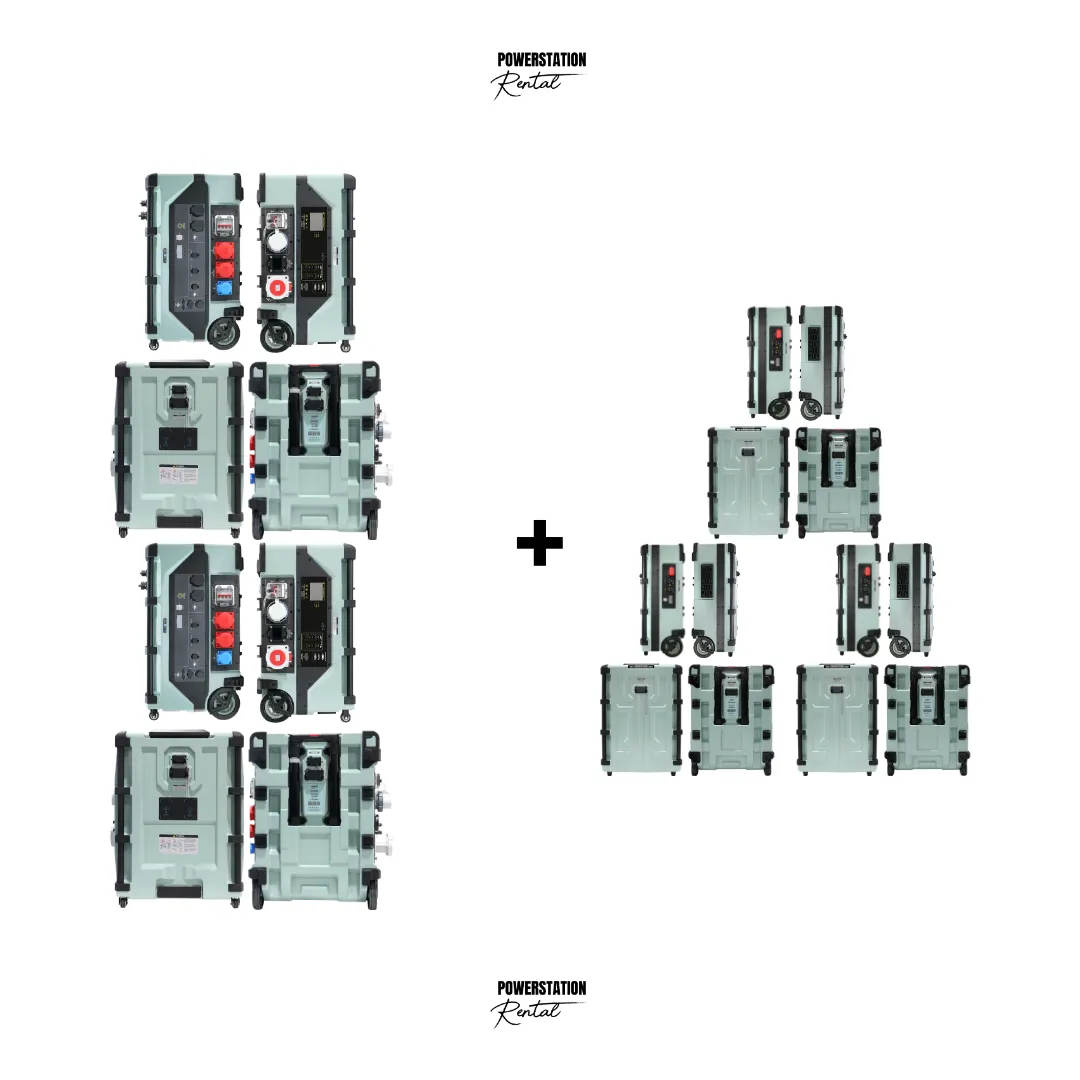 SET-61: 2x PSR ULTRA (24.000 W / 16A & 32A) & 3x PSR ULTRA PRO (50.688 Wh)