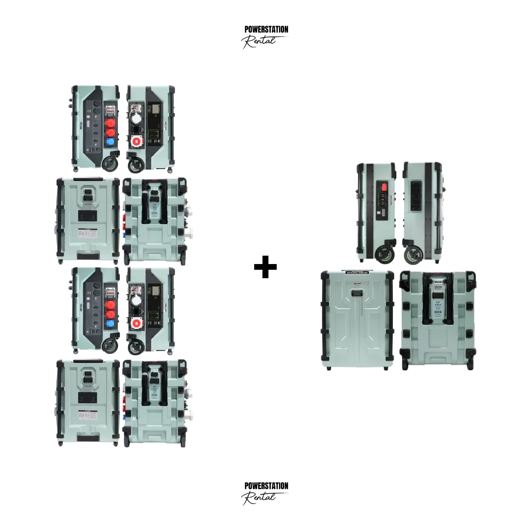 SET-59: 2x PSR ULTRA (24.000 W / 16A & 32A) & 1x PSR ULTRA PRO (27.136 Wh)
