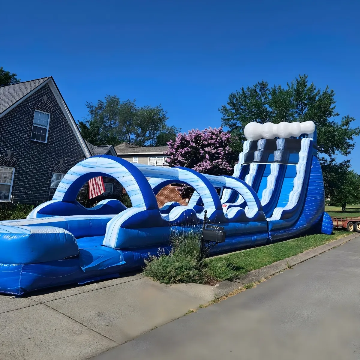 Big Blue Water Slide