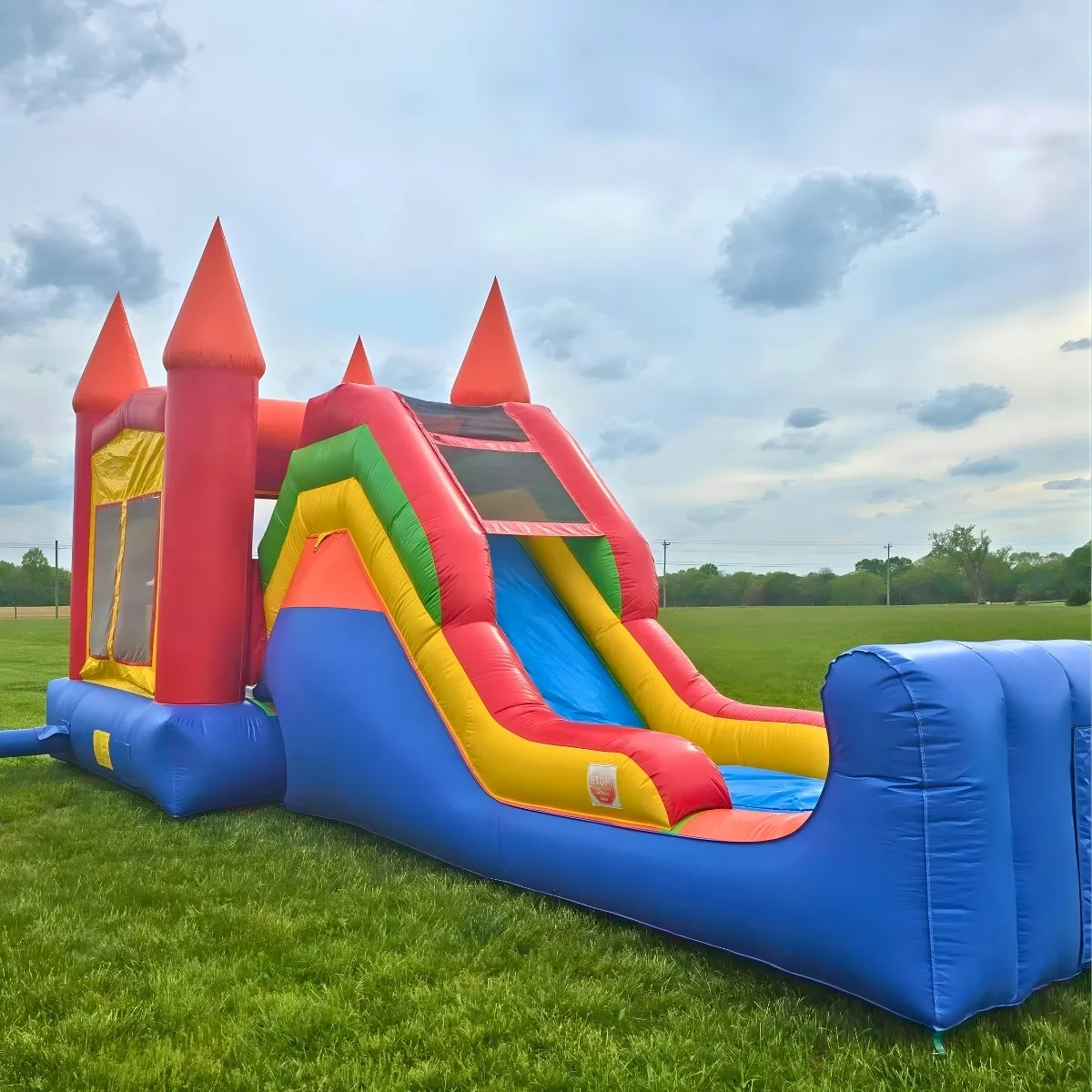 Bounce House & Slide 4 in 1 Combo