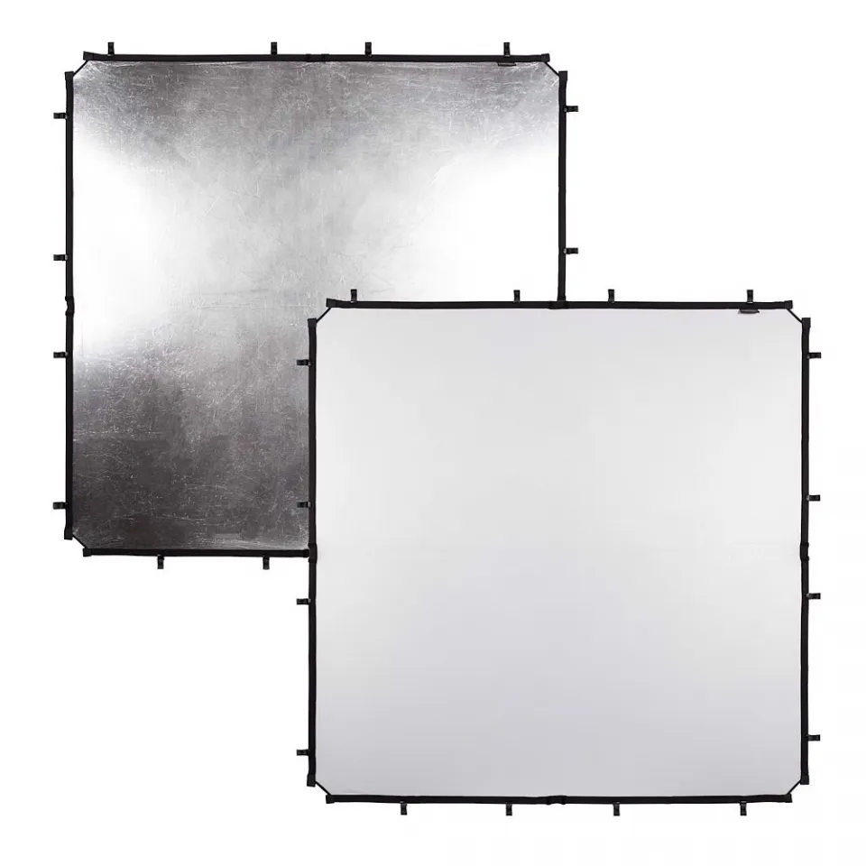 Silver/White reflector (LL LR81531R) 1.5mx1.5m