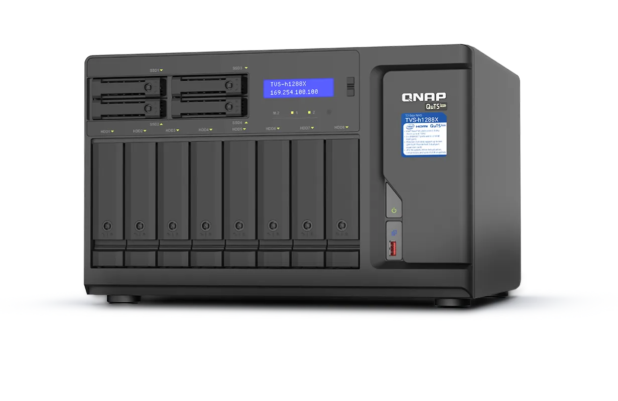 QNAP NAS - TVS-h1288x (112TB)