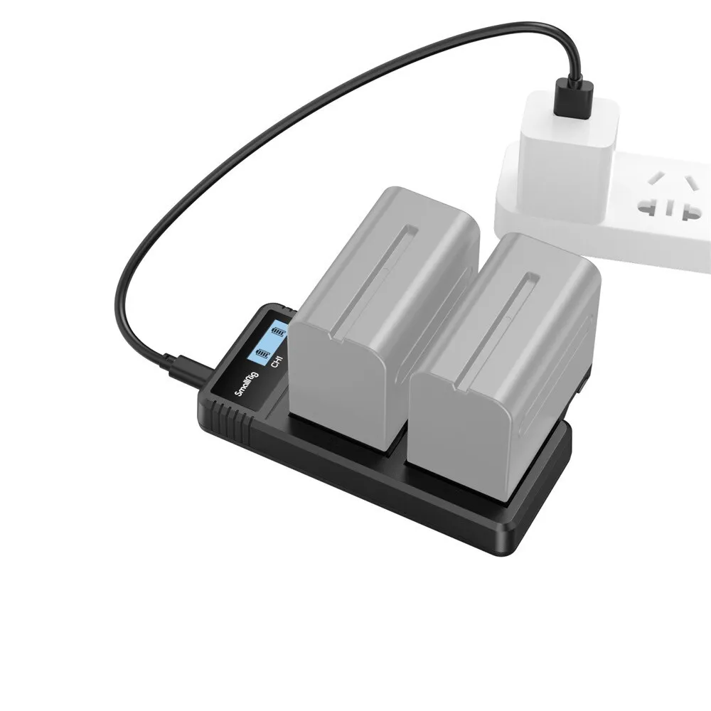 SmallRig NP Dual Battery Charger