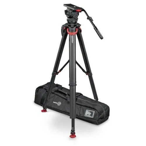 Sachtler Video 20 S1 Fluid Head Flowtech 100 MS Tripod
