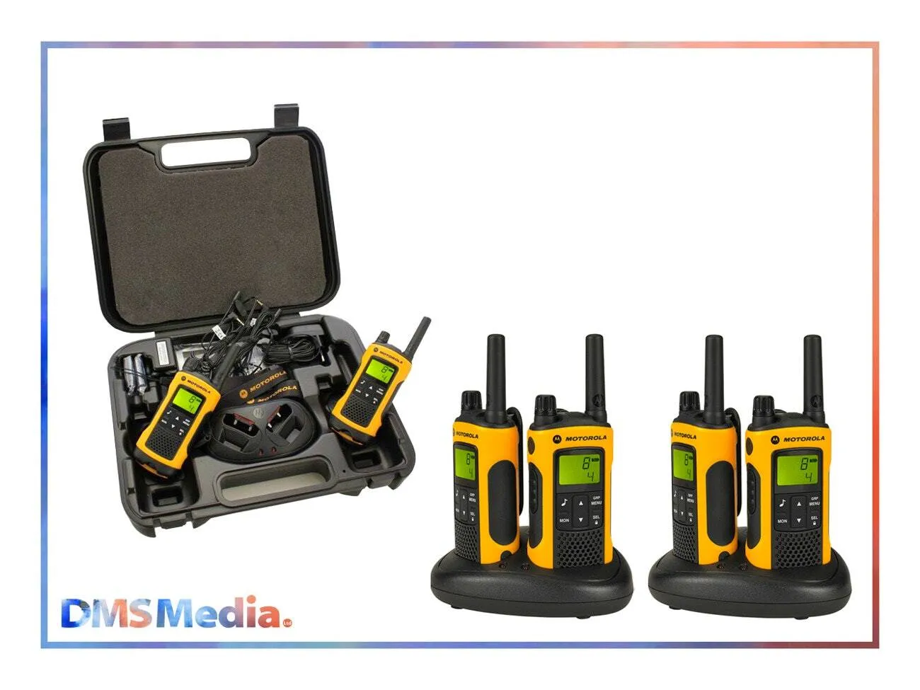 Motorola T80 2 Way Radio - Set of x4 (Walkie Talkies)