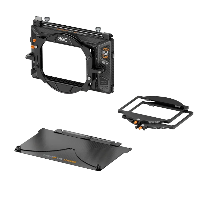 Bright Tangerine Misfit Kick 360 II 2 Stage Matte box 