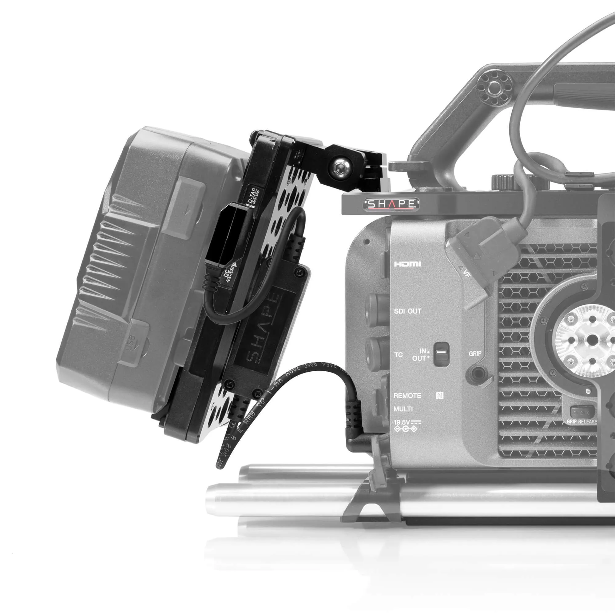 Shape Sony FX6 V-Mount pivoting battery plate