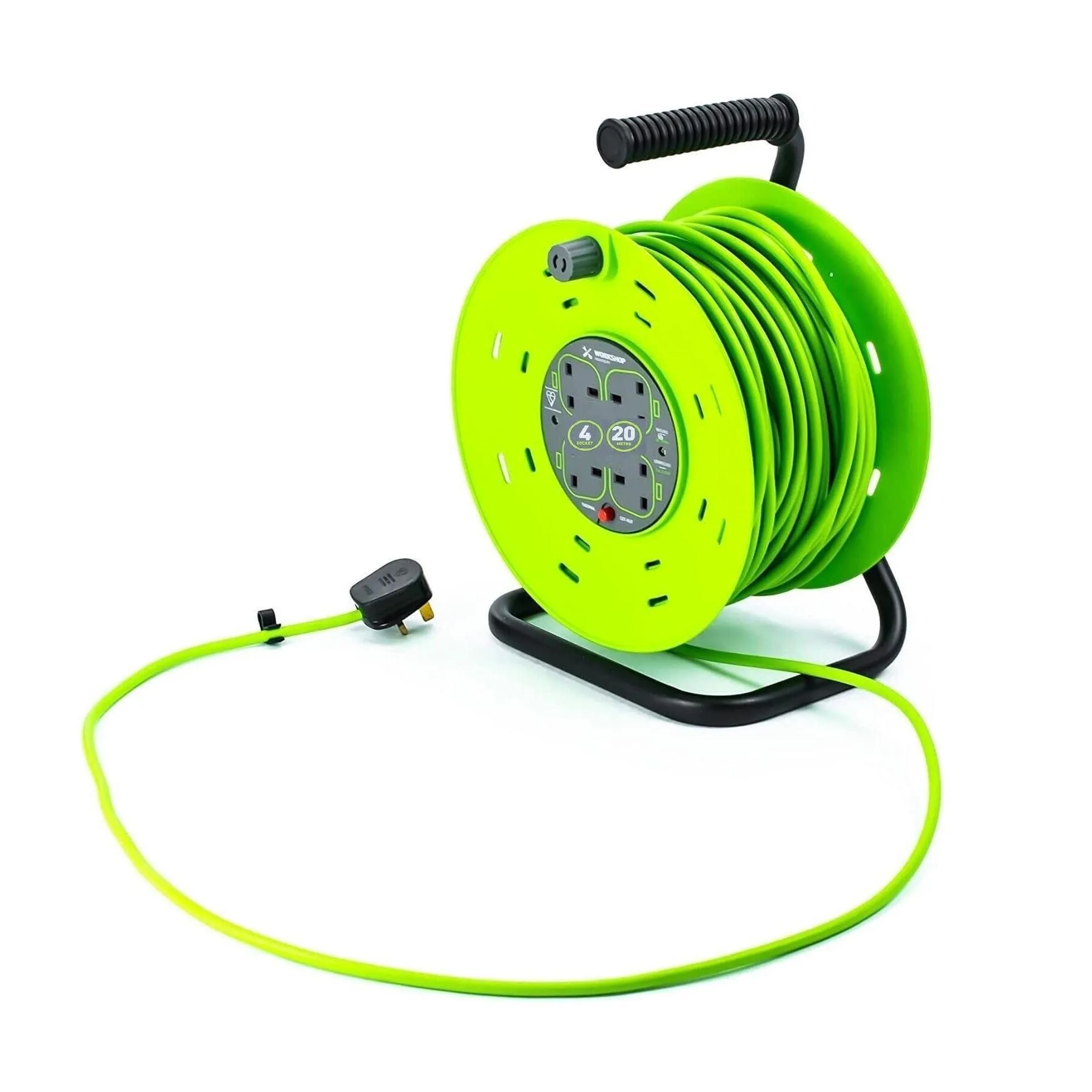 Extension Cable - 4 Sockets - 20 Meters