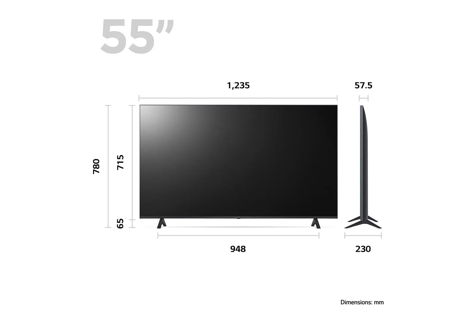 LG 55" TV - 55SM8600PLA