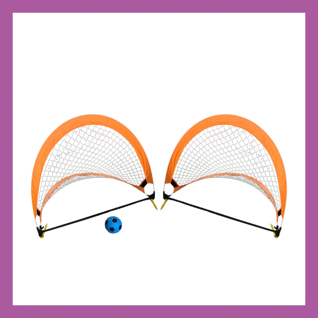 GYM 248 Pop-up football goals and ball