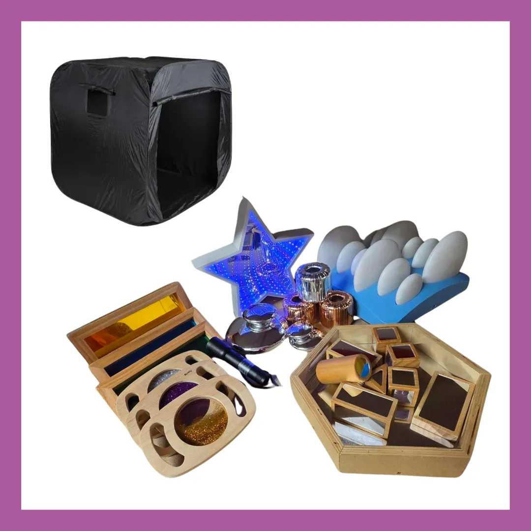 GYM 431 Lights and mirrors kit with pop up wheelchair accessible tent