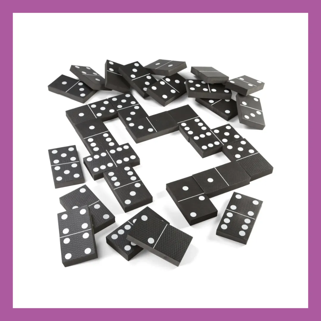 GYM 8.23 Giant foam dominoes