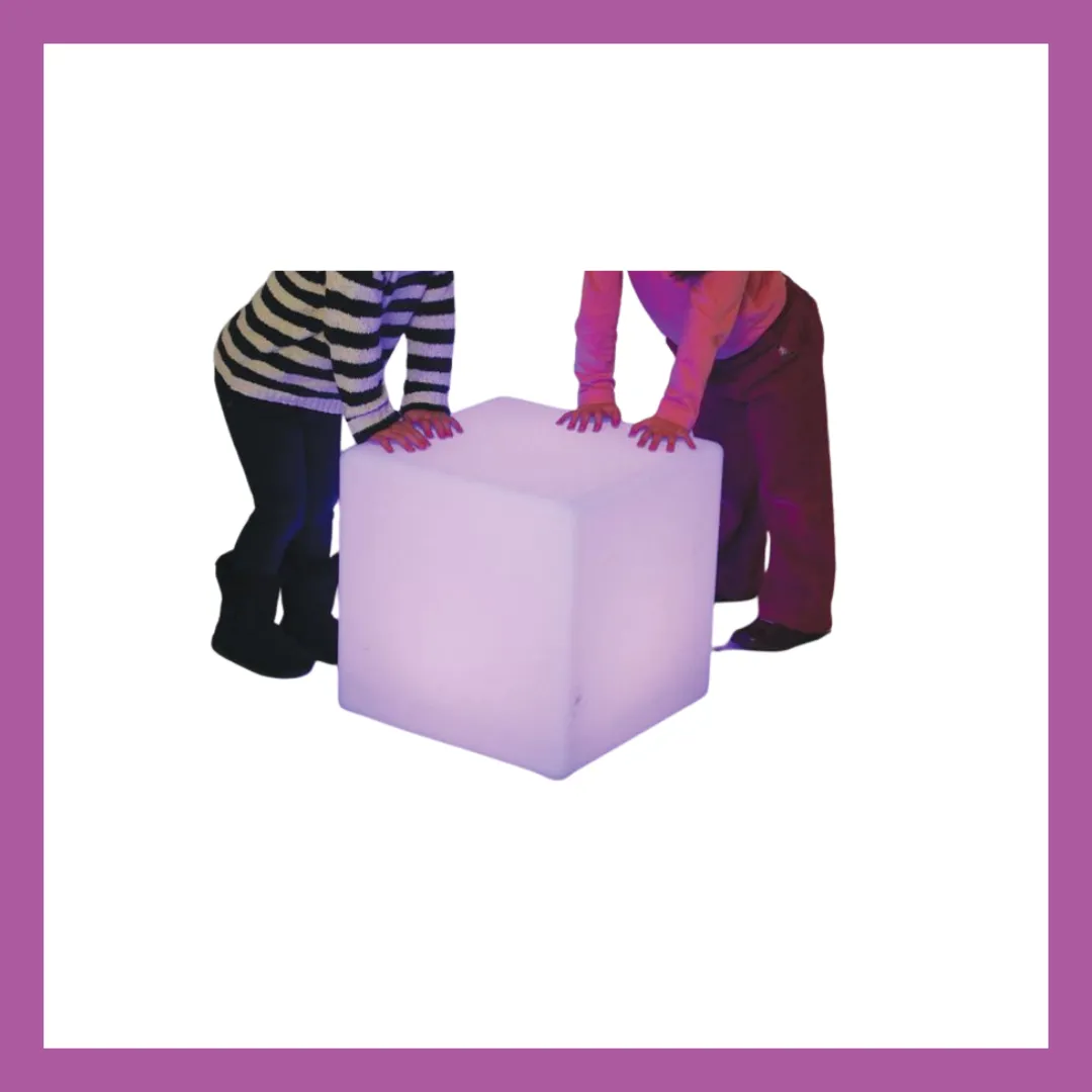 GYM 34 Colour changing sensory cube