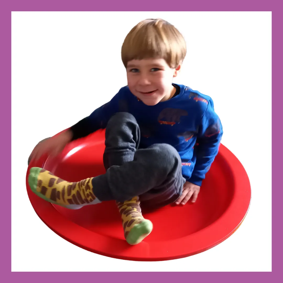 GYM 27 Flat Red Floor Spinner