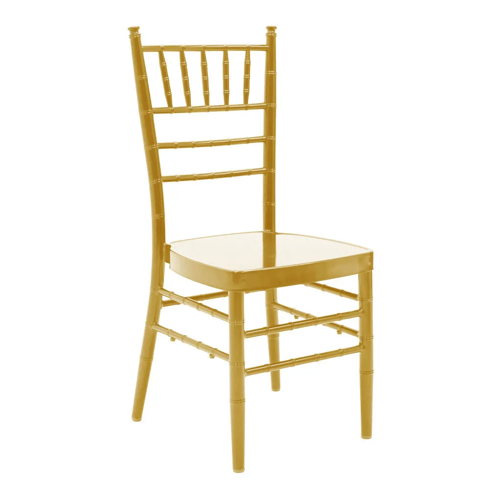 Gold Metal Chivari Chair β Elegant Seating for Any Event in Dallas Metroplex