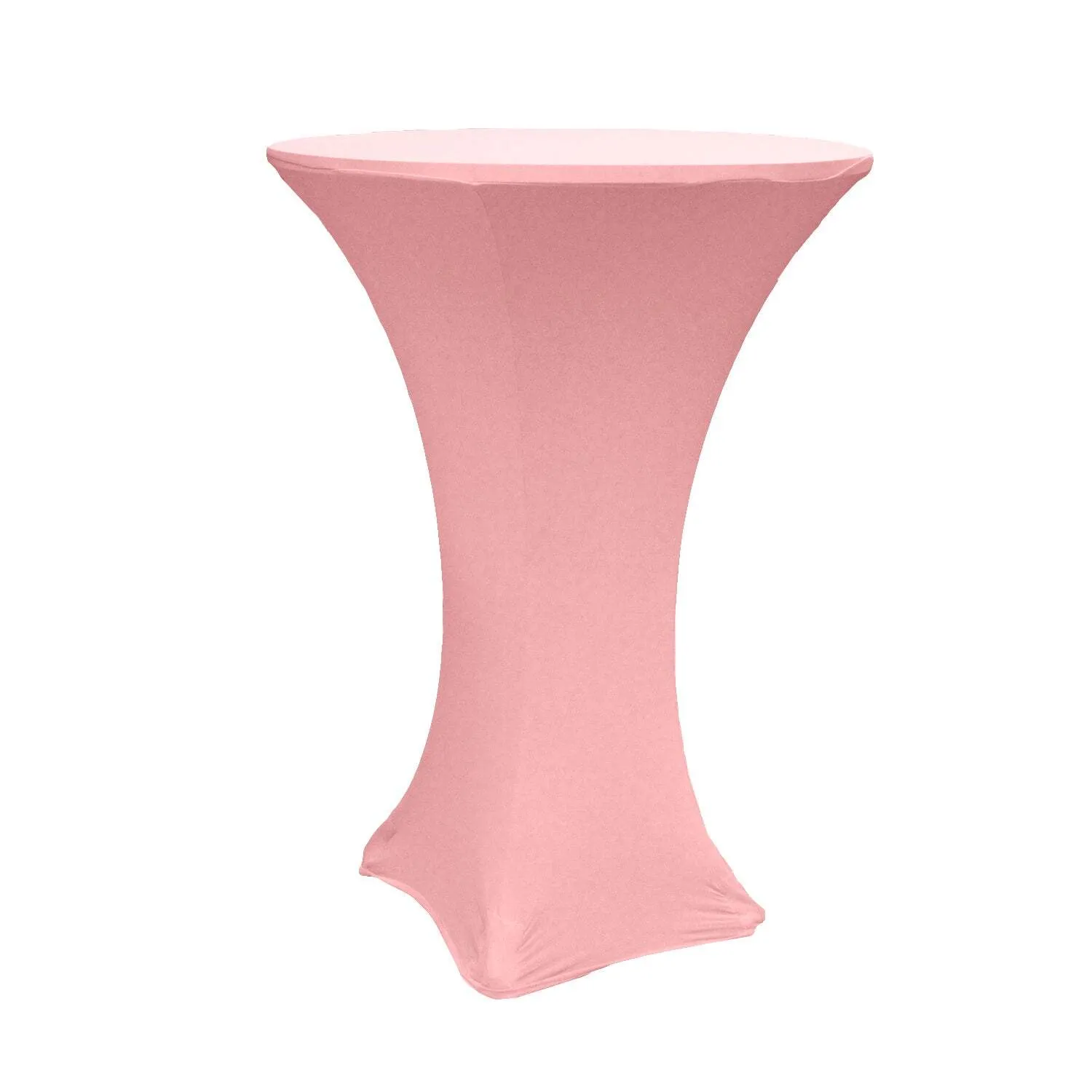 Spandex Cocktail Table Cover 30" Round - Dusty Rose/Mauve