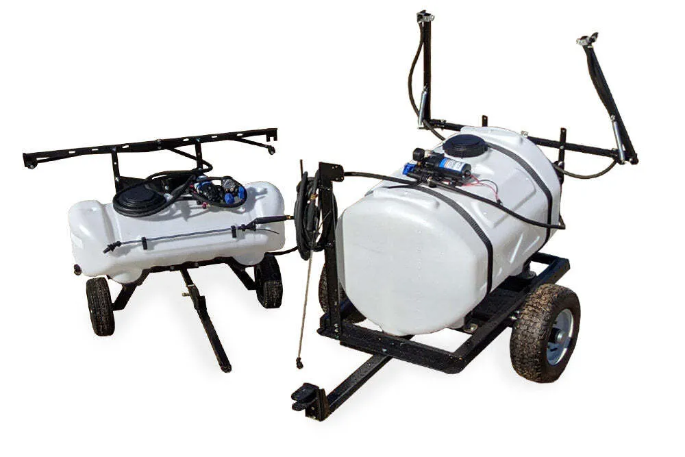Pull behind weed sprayer