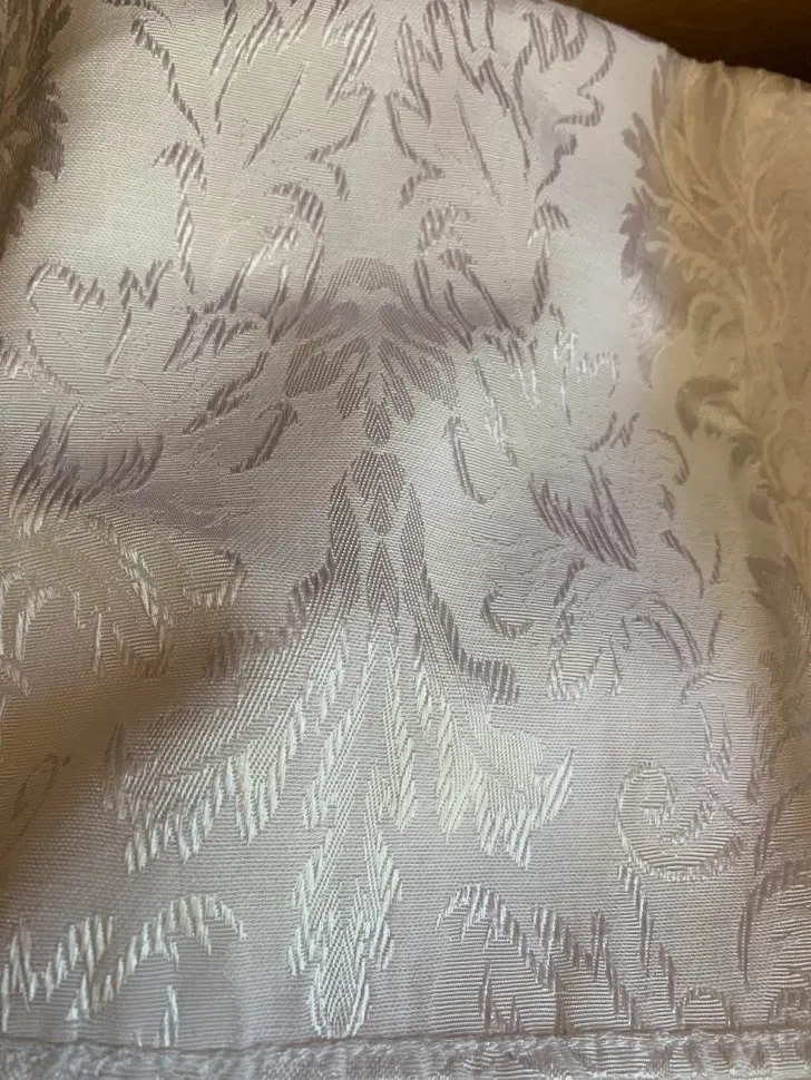 Tablecloth- White Floral 70"  Rectangular Tablecloth