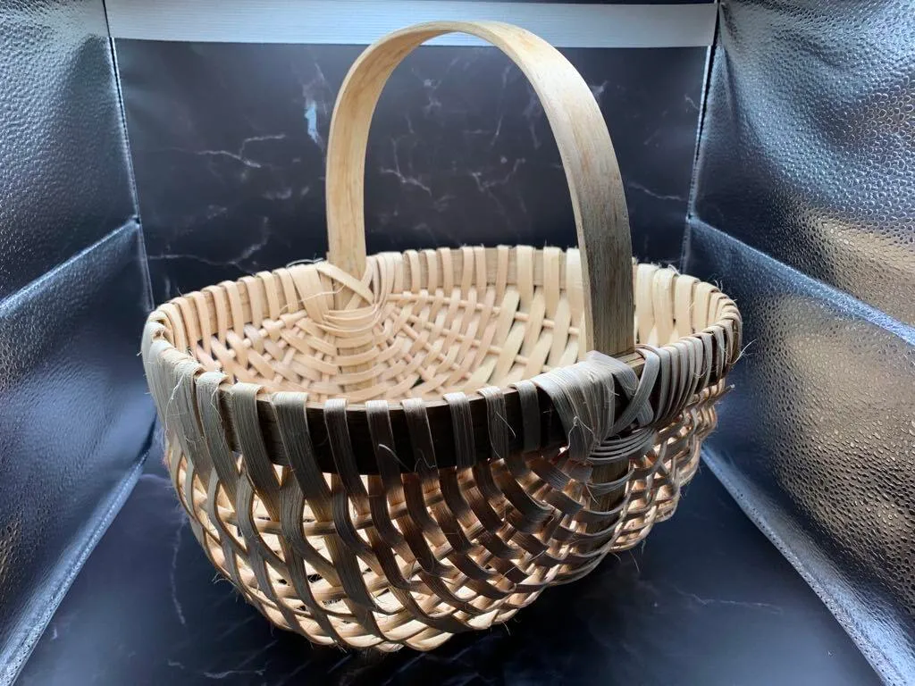 Basket- 10" tall Light Brown Basket 