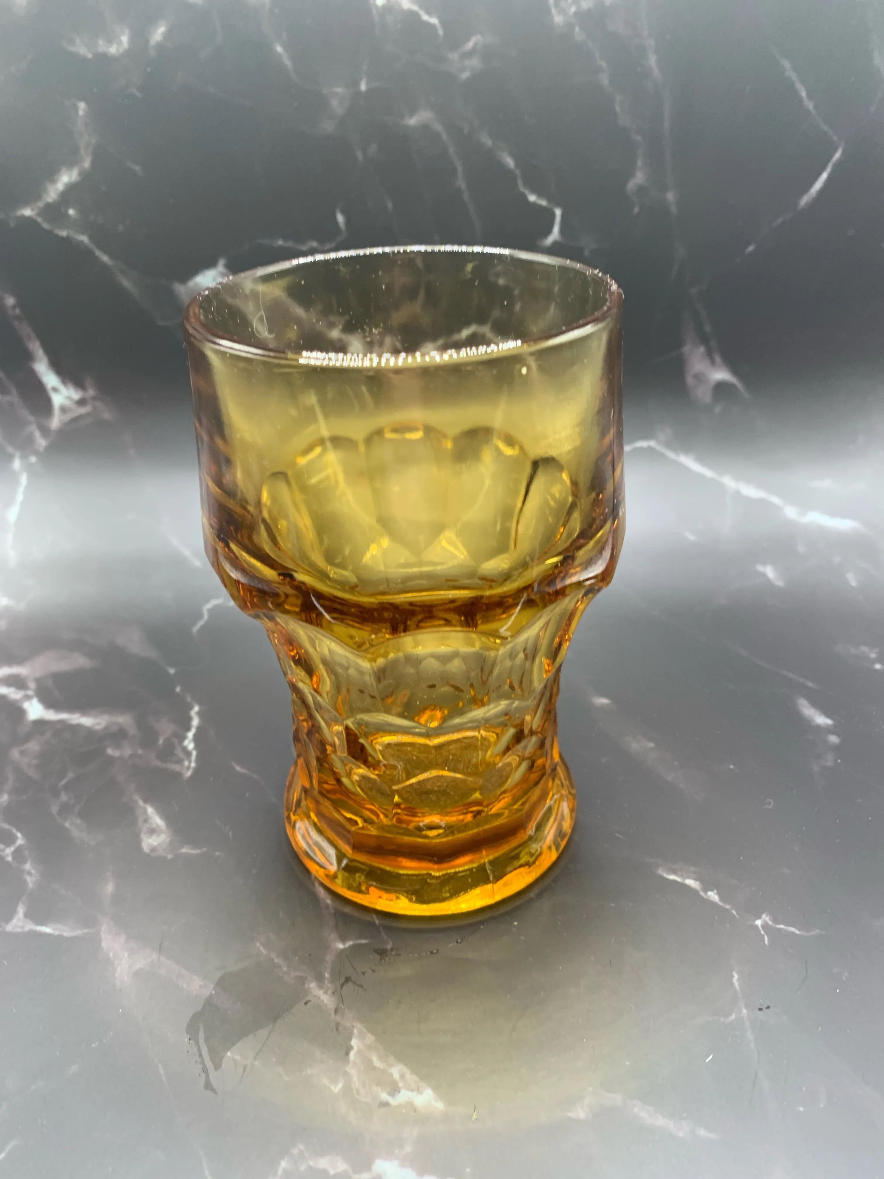 Dishware- Glasses, Amber, 5”