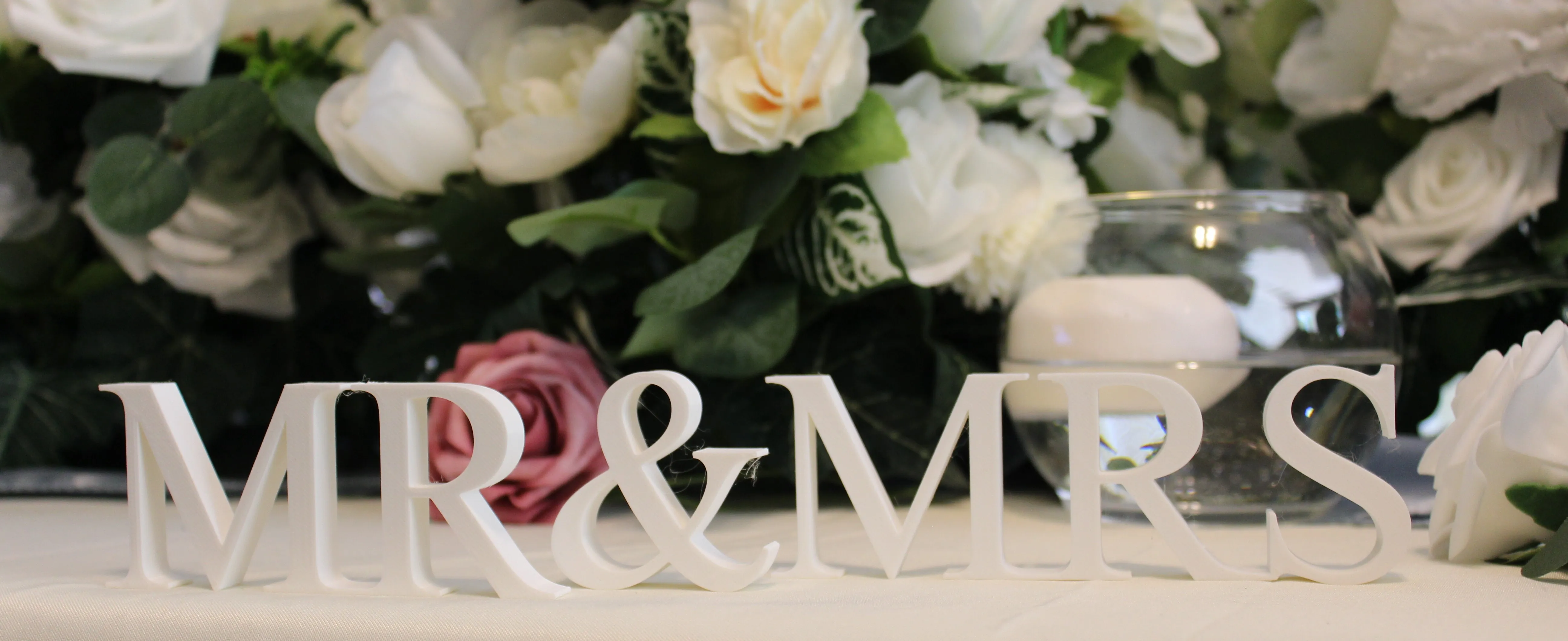 Letters/Words- Mr. & Mrs. Words Wooden Cutouts