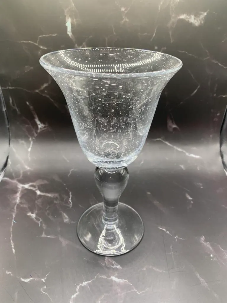 Vases- Crackled Glass Vase