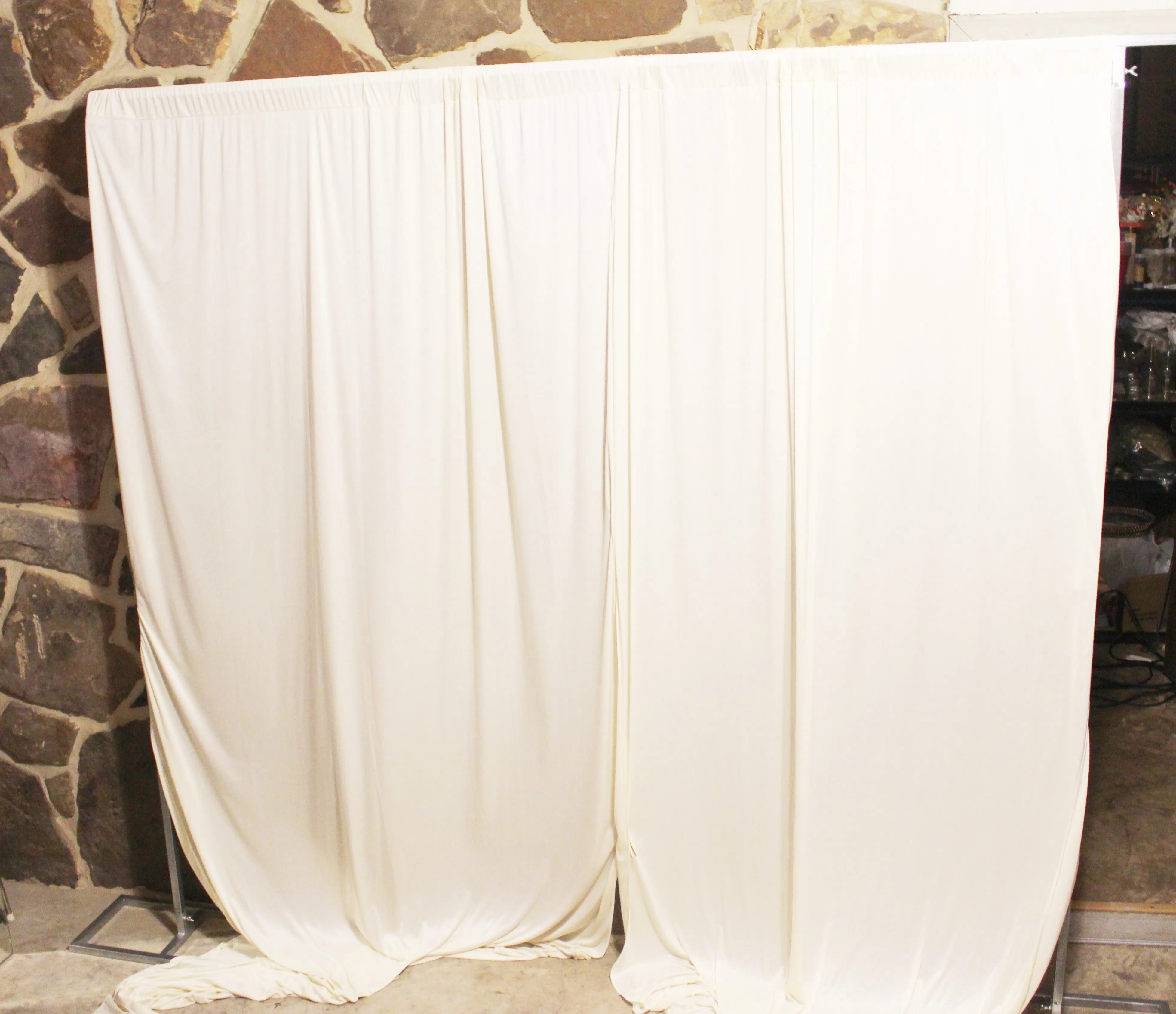 Backdrop Stand- Backdrop Stand w/ carrying bag 20 ft L x 10 ft H 