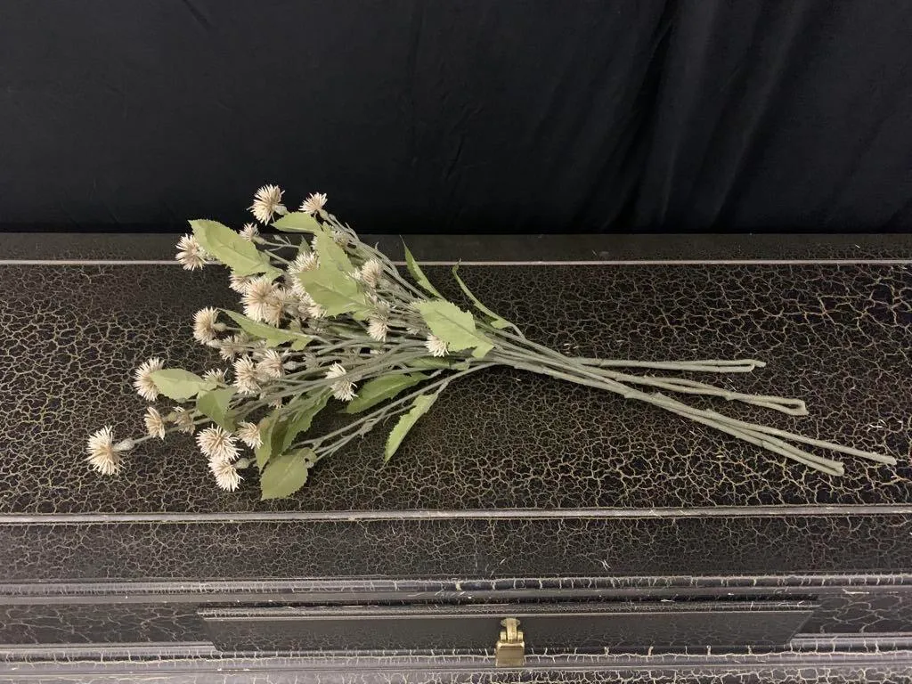 Florals- Dried White Filler Floral Stems