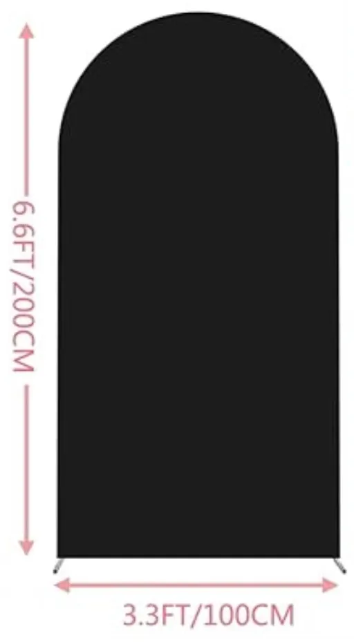 Arch Chiara Spandex Cover, Black, 6.6 ft