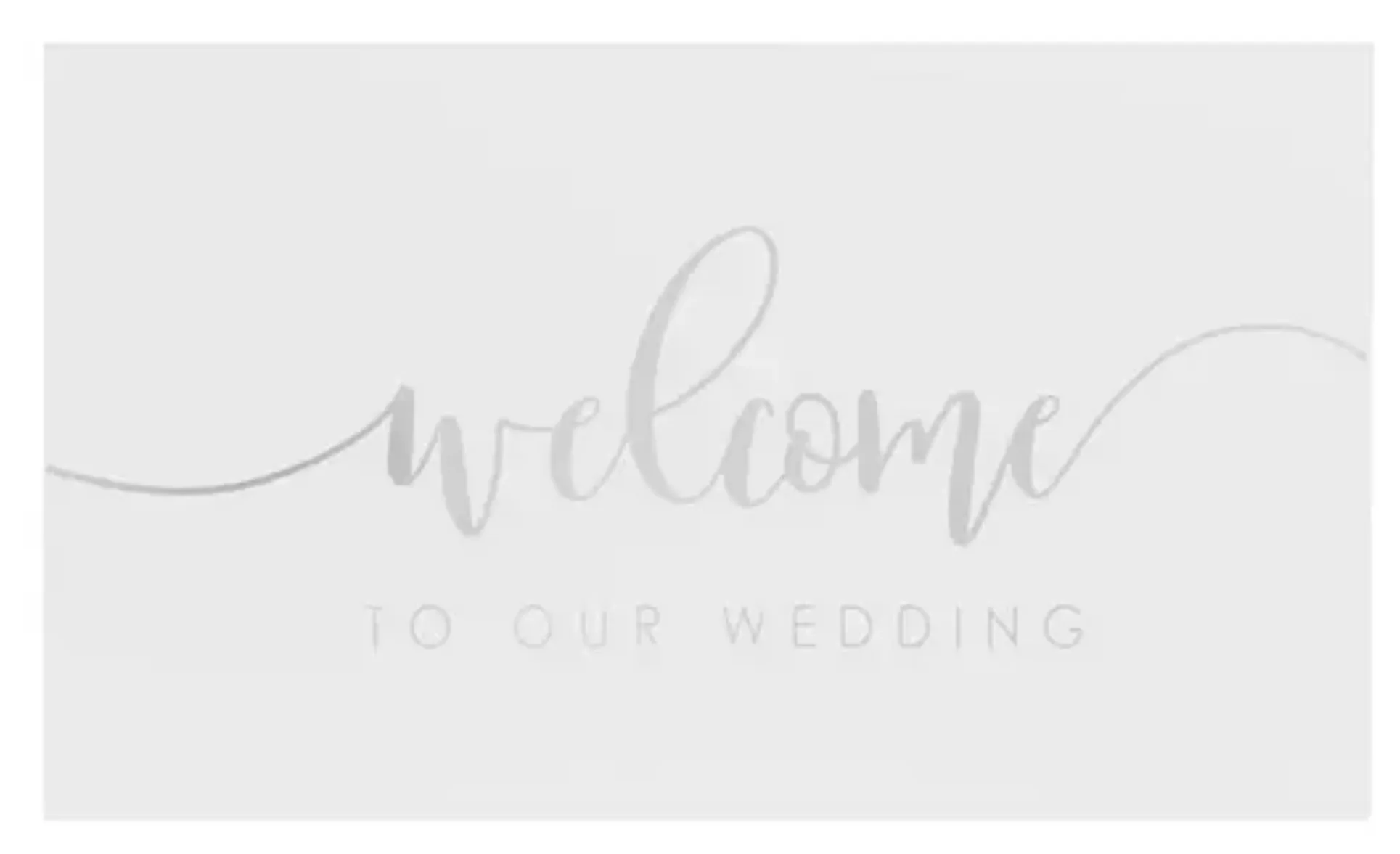 Signs- Acrylic Welcome Sign 