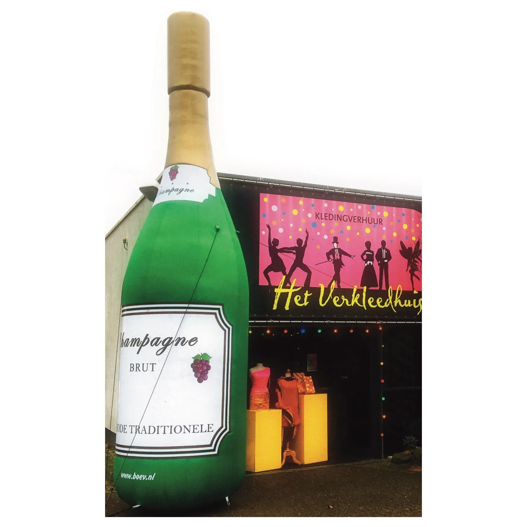 Champagnefles 6 meter huren