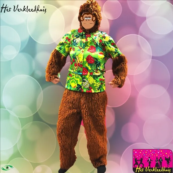 Aap mascotte kostuum funny monkey huren
