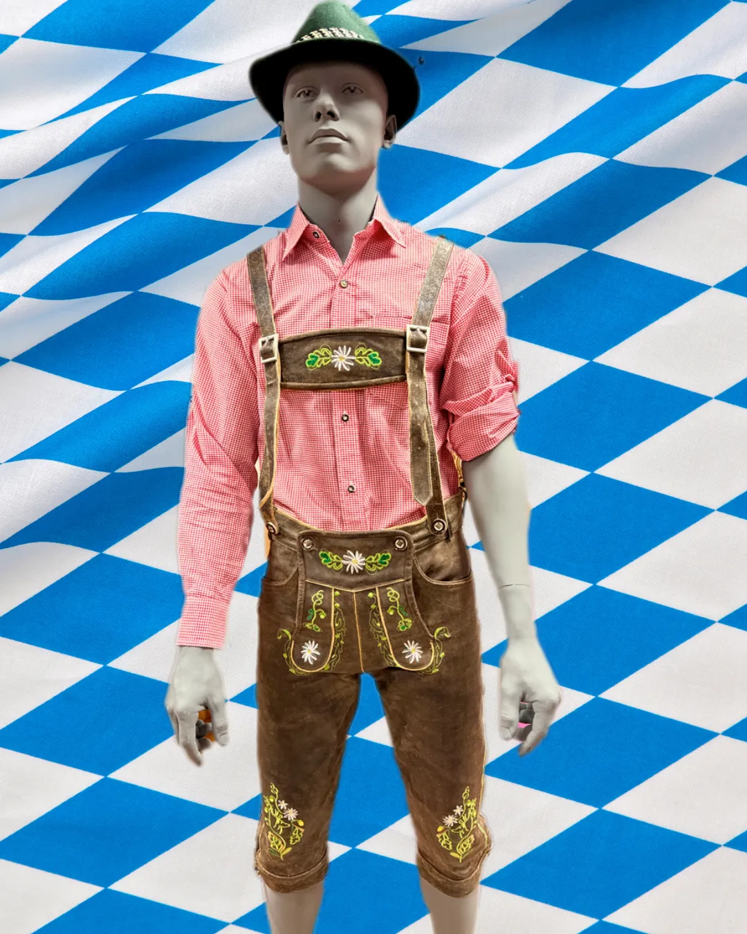 Lederhosen oktoberfest lang model assorti huren