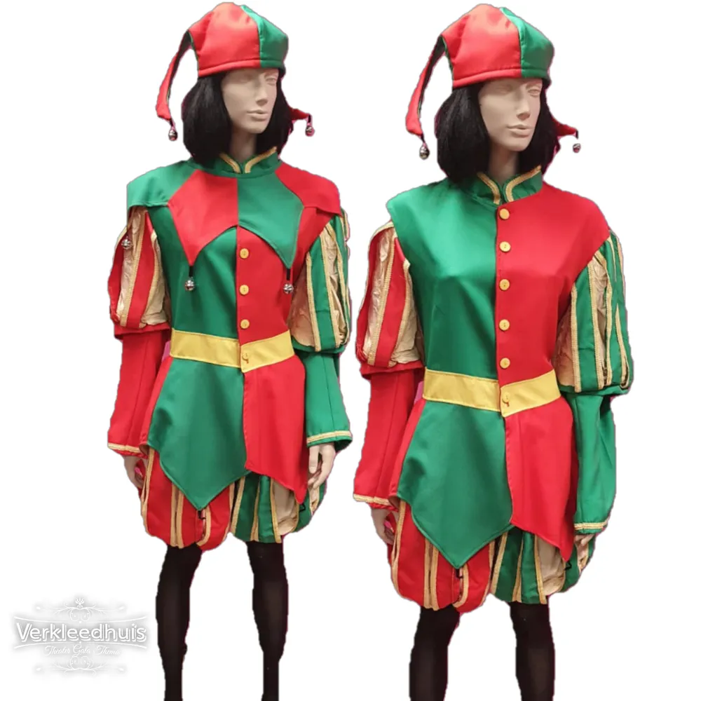 Kerst elf kostuum huren 01