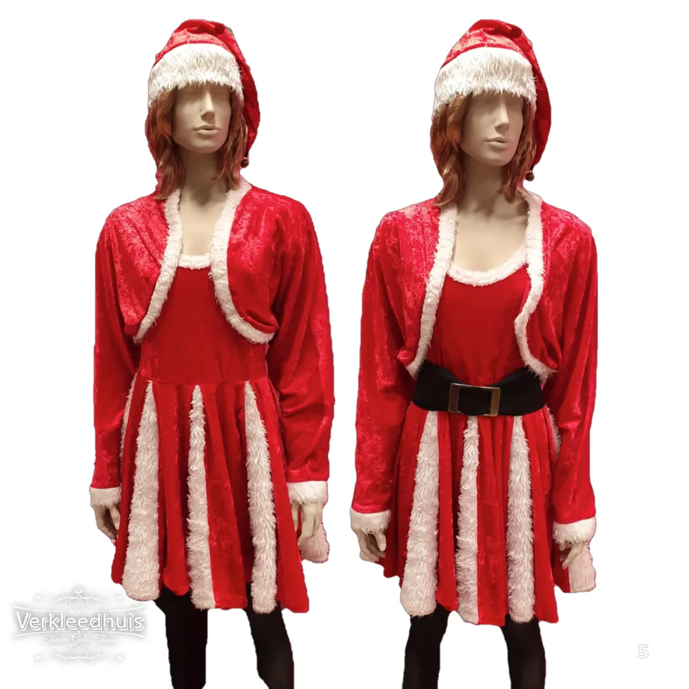 Kerstvrouw kostuum huren 05