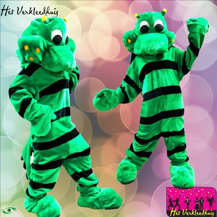 Draak mascotte kostuum huren