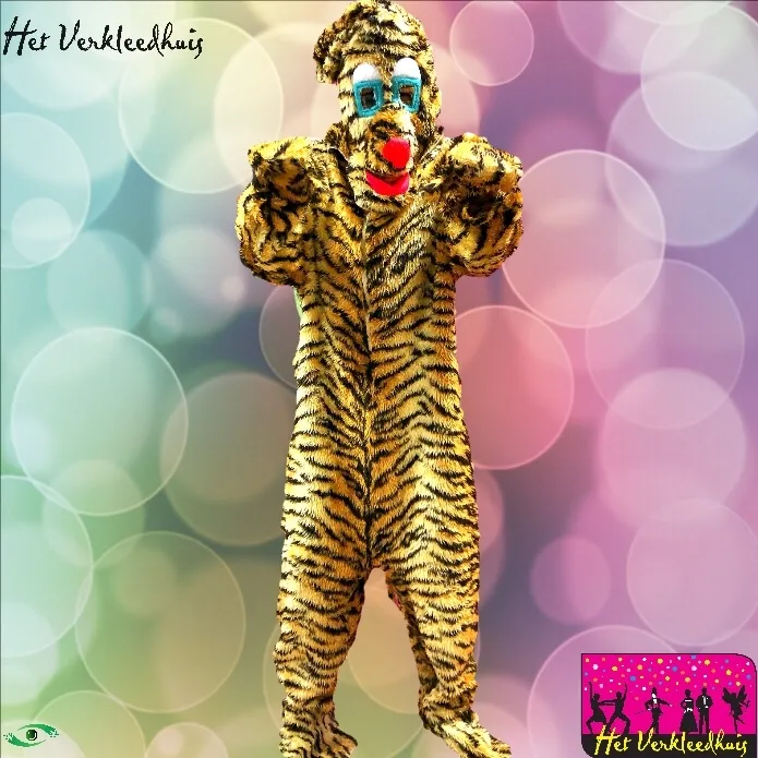 Tijger mascotte kostuum huren