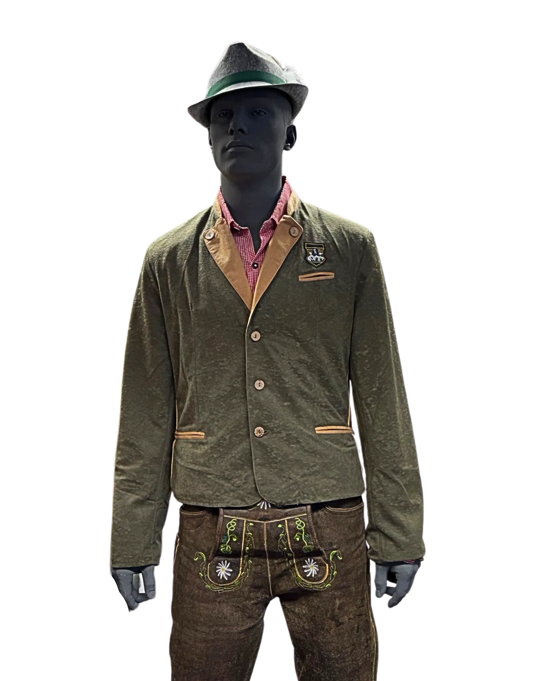 Oktoberfest Jasje Groen maat 52/54 | Huur