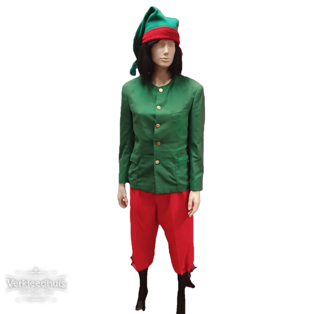 Kerst elf kostuum huren 02