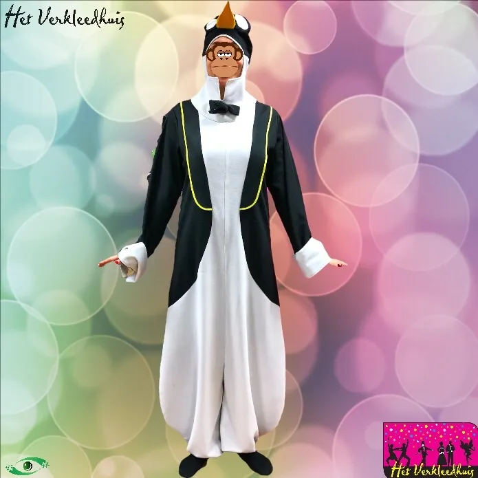 Koningspinguïn mascotte kostuum huren