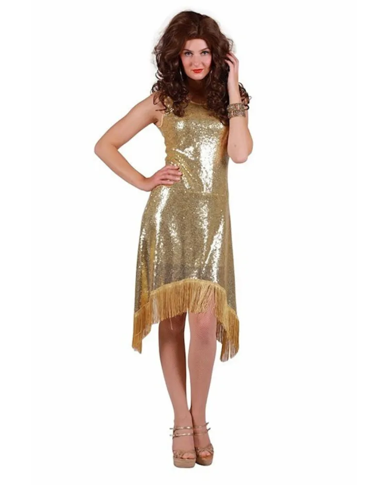 Charleston glitterjurkje huren