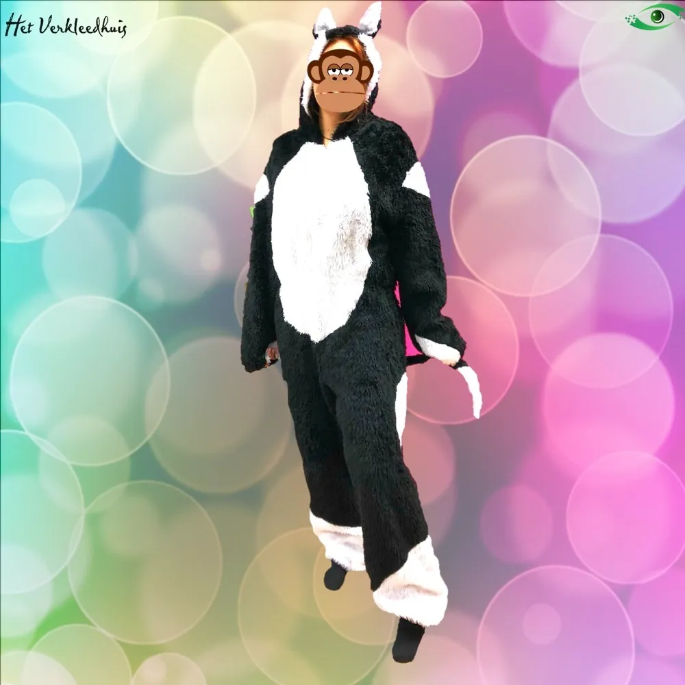 Poes mascotte kostuum huren