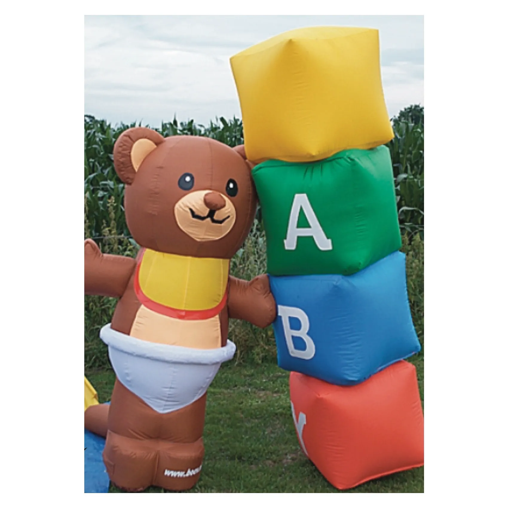 Geboorte beer met blokken huren