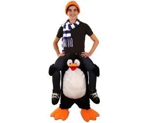 Gedragen door pinguïn kostuum huren