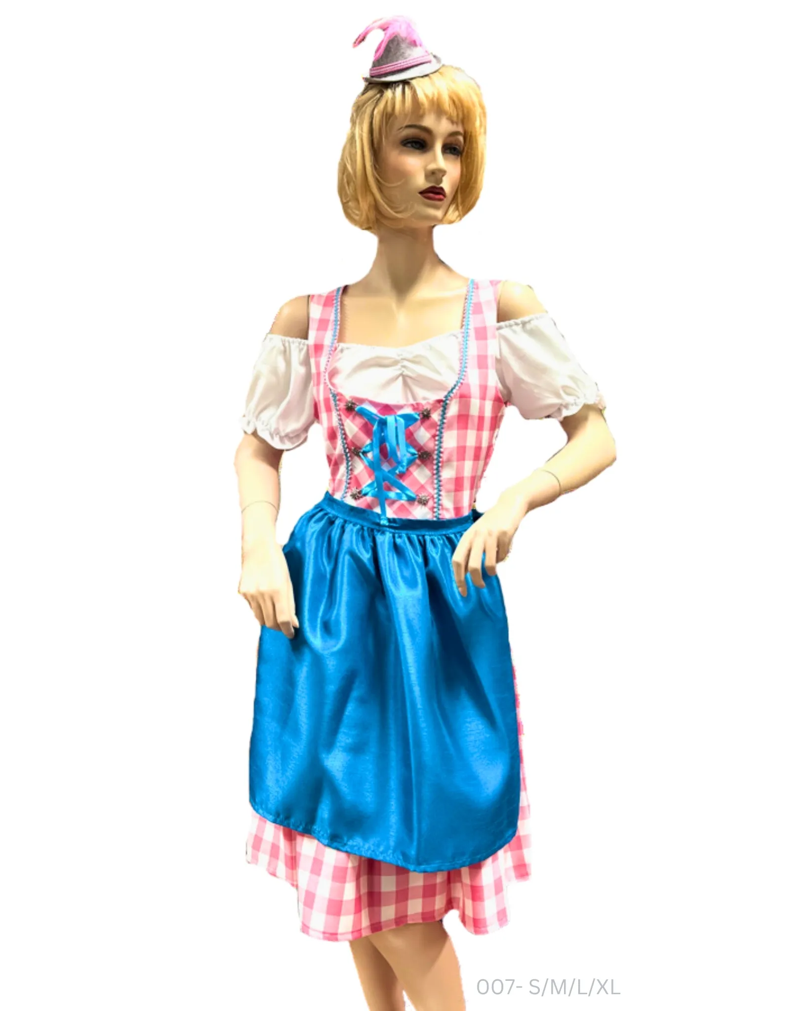 Dirndl Oktoberfest Tirolerjurk 07 | Huur mt. S/M/L/XL