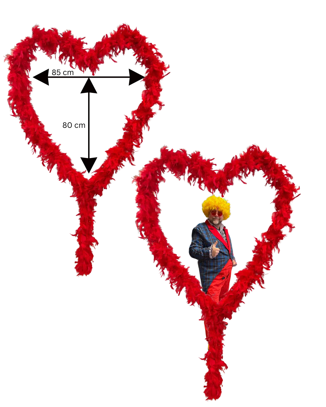 Rood veren hart huur